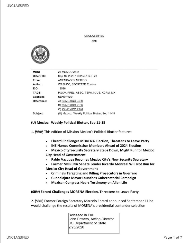 米国務省が記録したメキシコ議会の“宇宙人公聴会”──UAP法制化と「非人類の遺体」をめぐる騒動