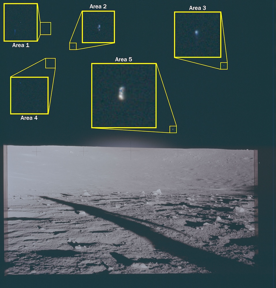アポロ12号の月面写真に写った5つの“未確認現象”──NASAアーカイブ画像に残された光の領域